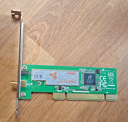 Sitecom 183 54g turbo - turbo, pci