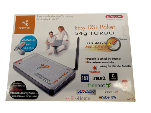 Sitecom easy dsl paket 54g - easy,
